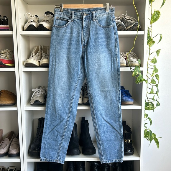 Brandy Melville JGalt medium wash denim jeans - Picture 1 of 4